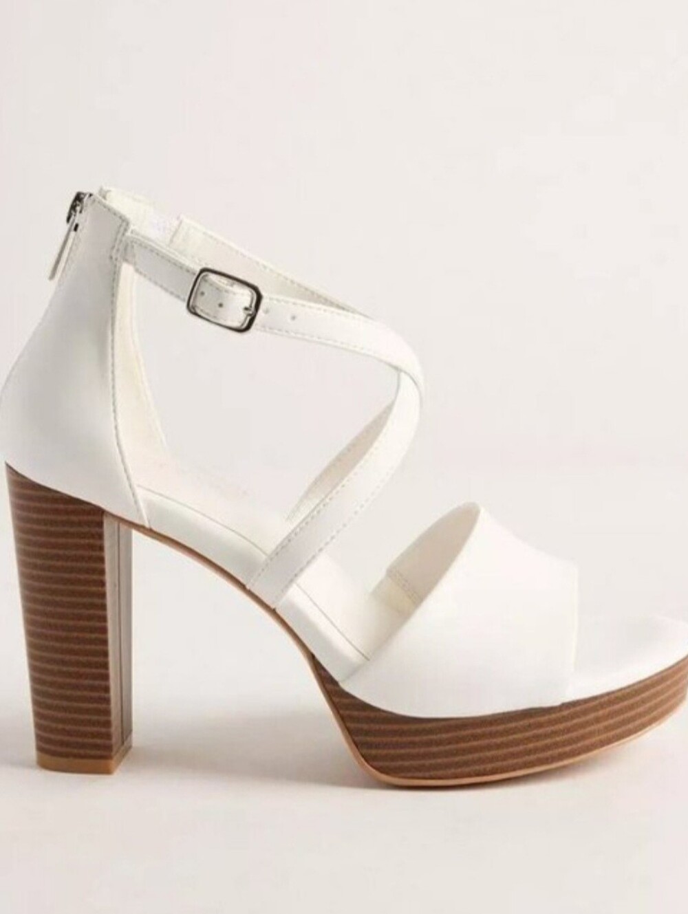 New White Torrid Heels - 13WW